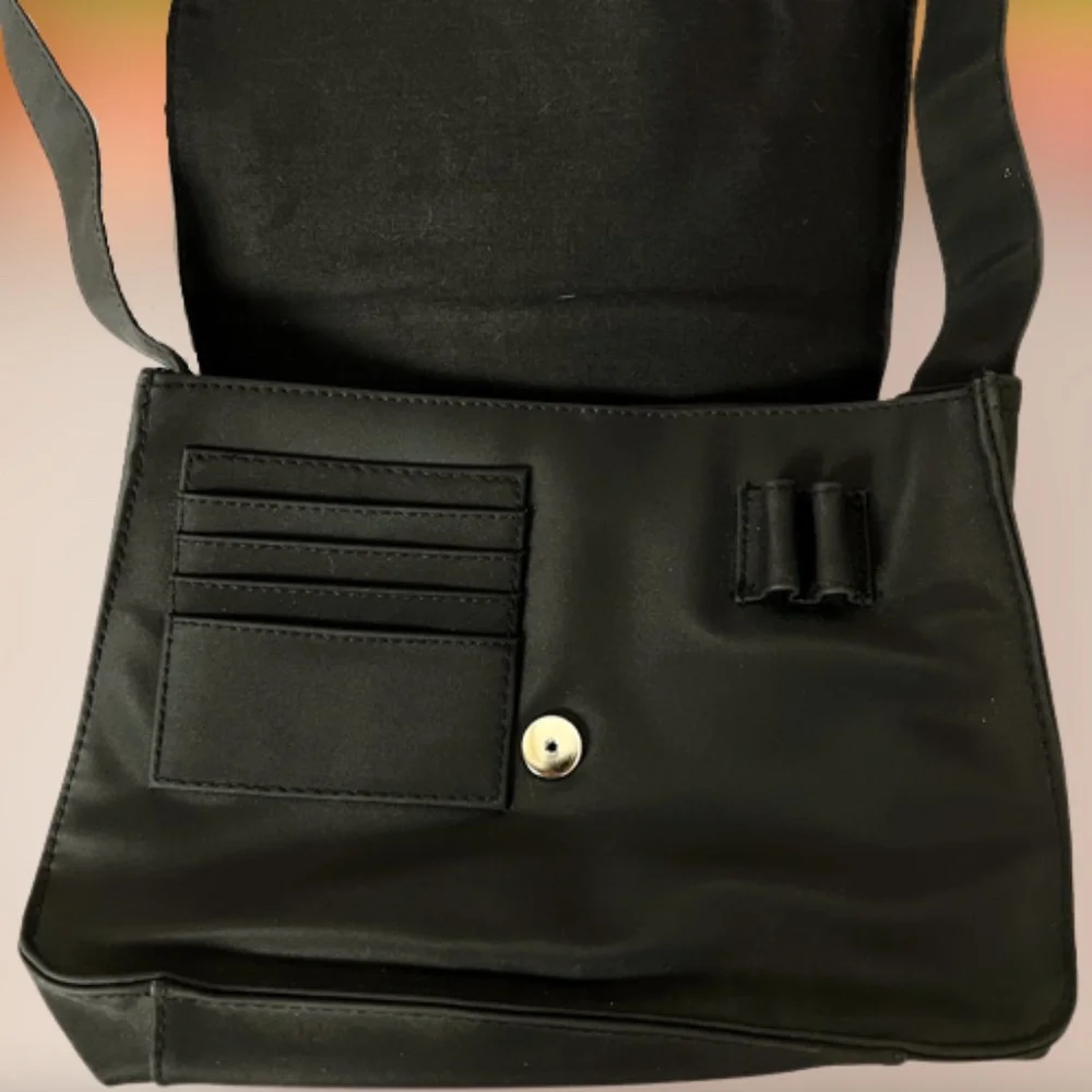 Nylon Satchel/Book or Tablet Shoulder Bag